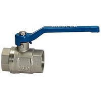 Riegler Kugelhahn »valve line«, Handhebel blau, MS vern., IG/IG,