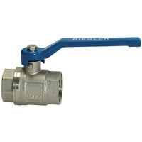 Riegler Kugelhahn »valve line«, Handhebel blau, MS vern., IG/IG,