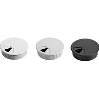 Hettich Kabeldurchlass, ø 80 mm, grau