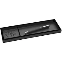 Wedo 631601 Stiftschale Black Office aus Acrylglas, 2 Fächer,
