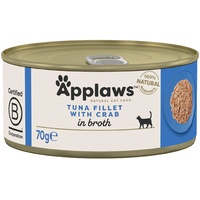 Applaws Thunfischfilet & Krabbenfleisch 24 x  70 g
