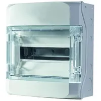 PROTEC.class PV112FR Feuchtraumverteiler, Aufputz, 12 TE, 1-Reihig, grau
