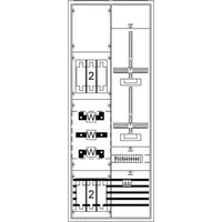Striebel & John KS4202 Zählerschrank Anzahl Reihen = 1