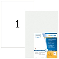 Herma Etiketten Outdoor, 297x420mm, wetterfest, weiß matt, 40 Blatt