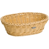 Westmark Saleen Brotkorb oval Kunststoff 25,5x19x7cm beige