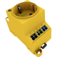 WAGO Schaltschrank-Steckdose 709-582 Gelb