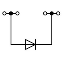 WAGO 279-623/281-410 Diodenklemme 4mm Zugfeder Grau