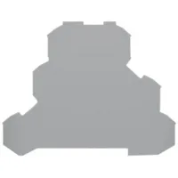 WAGO GmbH& Co. KG Abschluss-u.Zwischenplatte 0,8mm dick 2002-3291