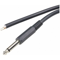 TRU Components 1578901 Klinken-Steckverbinder 6.35mm Stecker, gerade Polzahl: 2