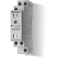 Finder Multifunktions-Zeitrelais, 12-240V AC/DC,1W,16A 80.01.0.240.0000,