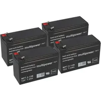 Multipower Ersatzakku für Belkin OmniGuard F6C230-RKM-2U Markenakku mit VdS