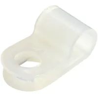 TRU Components Befestigungsschelle schraubbar Bündel-Ø-Bereich (max) Transparent