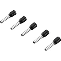 Rittal 4050.733 Aderendhülse 1.5 mm2 Teilisoliert Schwarz 500 St.