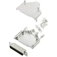 TRU Components TCMHDM25DMPK 7709448 D-SUB Stiftleisten-Set 180 ° Polzahl: