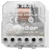 Finder 26.01.8.230.0000 1 Schließer 230 V/AC 10 A 2500