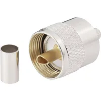 BKL Electronic 0406074 0406074 UHF-Steckverbinder Stecker, gerade 50Ω 1St.