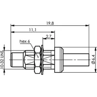 Telegärtner 100024901 100024901 SMC-Steckverbinder Stecker, gerade 1St.