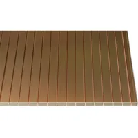Guttagliss Hohlkammerplatte Acryl 16 mm Bronce 3000 mm x