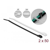 DeLock Kabelbinder mit flachem Kopf L 205 x B