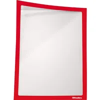 Ultradex Infotasche 889005 magnetisch DIN A4 rot 5 St./Pack