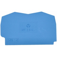 Hager Endplatte blau KWE18B