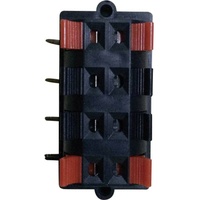 TRU Components 737763 Lautsprecher-Steckverbinder Buchse, Einbau horizontal Polzahl 8