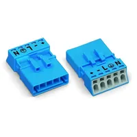 WAGO 890-1115 Netz-Steckverbinder WINSTA MINI Stecker, gerade Gesamtpolzahl: 5