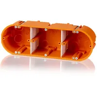 F-Tronic HW30 Hohlwandgerätedose massiv, 3-fach