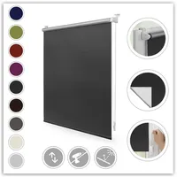 Lichtblick Thermo-Rollo Klemmfix 100 x 150 cm anthrazit