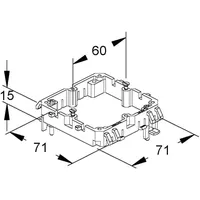 Niedax Geräteträger GDTR 15