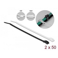 DeLock Kabelbinder mit flachem Kopf L 280 x B