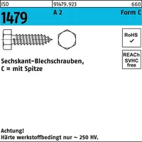 Industrial Quality Supplies ISO 1479 Form C Sechskant-Blechschraube VG
