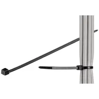 Goobay Kabelbinder, wetterfester Nylon, schwarz, 100 Stk. 3,5 mm