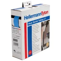 Hellermann Tyton HellermannTyton Schrumpfschlauch D 9,5/4,7 bl HIS-3/8-POX-BU 5m