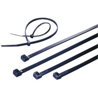 TRU Components 1592896 TC-CVR300SW203 Kabelbinder 300mm 4.80mm Schwarz UV-stabilisiert
