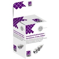 TRU Components Laborsteckverbinder-Sortiment Buchse, Einbau vertikal Silber