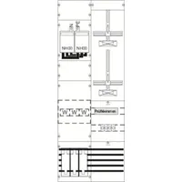 Striebel & John KA4219 Zählerschrank Anzahl Reihen = 1