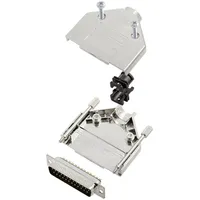 TRU Components TCDTPKM25DMPK 7709640 D-SUB Stiftleisten-Set 180 ° Polzahl: