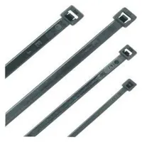HEIDEMANN Nylon - Kabelbinder, schwarz, 140 X 3,6 UV-beständig,