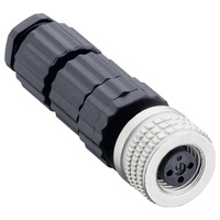 Hirschmann 933 366-100-1 Leitungsdose Schwarz ELKA 3008 V Ausführung