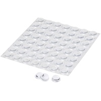 3M SJ 5312 MPCB Gerätefuß selbstklebend, rund Transparent (Ø