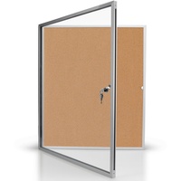 Magnetoplan Schaukasten SP Kork mit Acrylglas, Innenbereich 12xA4 1120x1085x40mm