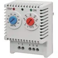 ELMEKO Elektronischer Thermo-ETUH 22Hygrostat ETUH 22 230V 50/60Hz, Thermometer