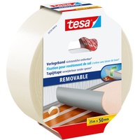 Tesa 55735 doppelseitiges Verlegeband Removable 25 m 50 mm