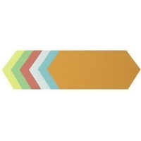 SOENNECKEN Moderationskarte Rhombus 4881 9,5x20,5cm sort. 250 St./Pack.