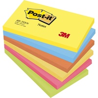 Post-it Post-it® Energetic Collection Haftnotizen 655TFEN farbsortiert, 6 Blöcke