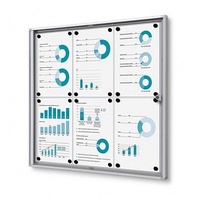 Showdown Displays Showdown® Displays Schaukasten Economy XS B1 silber