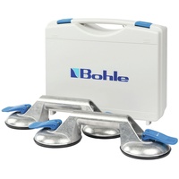 Bohle Saugheber-Set Trgf.60kg Kopf-D.120mm 3 Köpfe Alu.2 St./Set VERIBOR