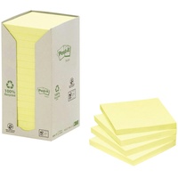 Post-it Haftnotiz Recycling Notes 76 x 76 mm Kanariengelb