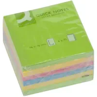 Connect Haftnotizen Quick Notes - Ultrafarben, 75 x 75